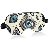 Unisex Sleep Eye Mask Turkish-Eyes-Greece Night Sleeping Mask Comfortable Eye Sleep Shade Cover