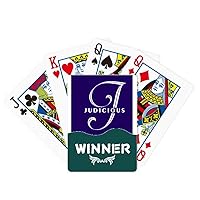 Journey Job Join Letters Art Deco Gift Fashion Winner Poker Playing Card Classic Game
