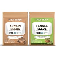 SPICE TRAIN, Fennel Seeds (397g) + Ajwain Seeds (397g)