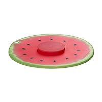 Charles Viancin - Watermelon Silicone Lid for Food Storage and Cooking - 9''/23cm - Airtight Seal on Any Smooth Rim Surface - BPA-Free - Oven, Microwave, Freezer, Stovetop and Dishwasher Safe