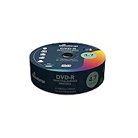 MR407 DVD-R 4.7GB 16x (25) White Cake Box Ink Jet Printable