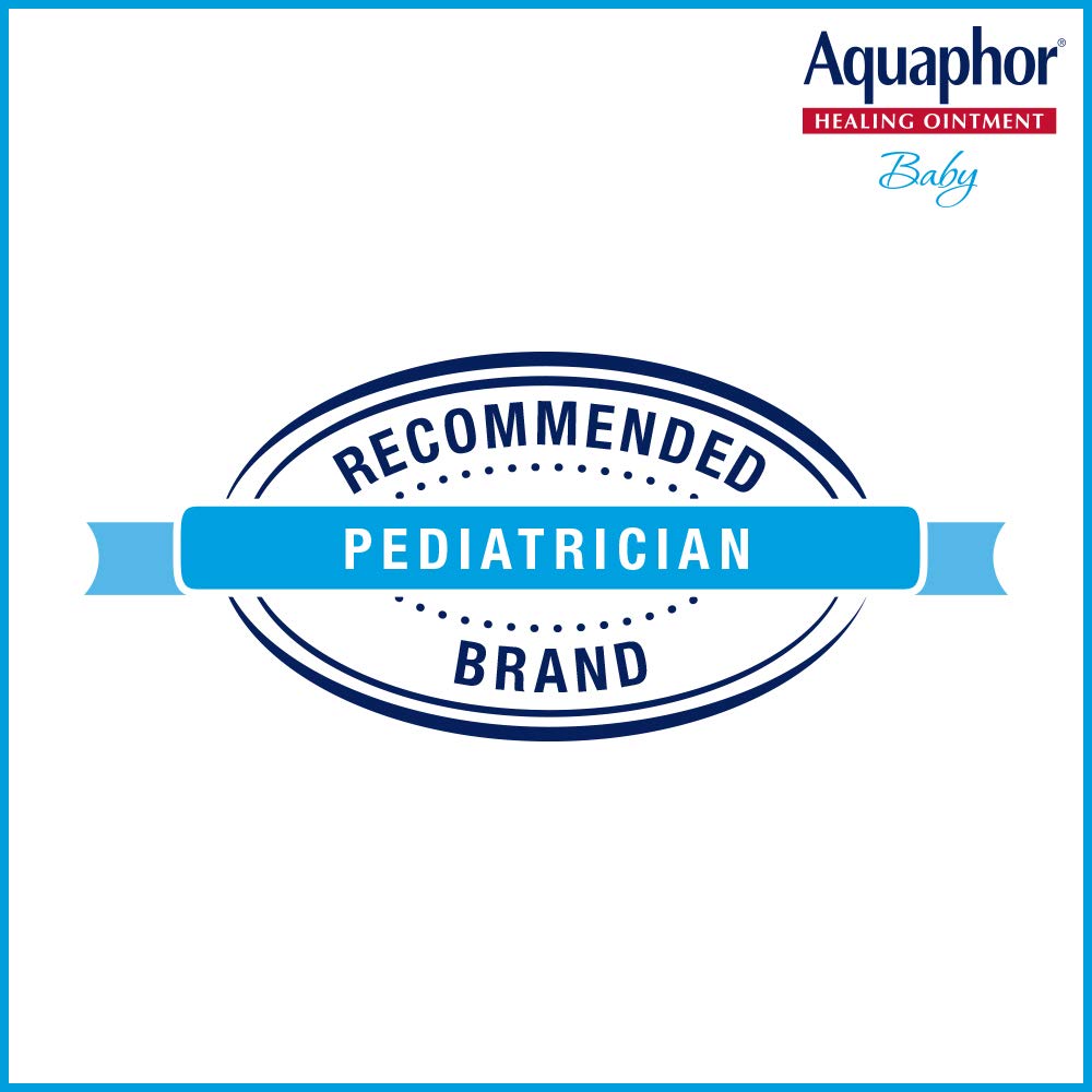 Aquaphor Baby Healing Ointment, Advanced Therapy for Chapped Cheeks and Diaper Rash, 3 Ounce (Pack of 3)