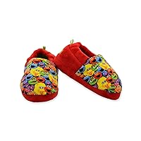 Sesame Street Elmo Boys Girls Aline Slippers with Indoor/Outdoor Sole (5-6 M US Toddler, Multi)