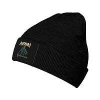 Knit Hat Cap Alestorm Band Winter Beanie Hat for Men Women Soft Warm Unisex Cuffed Beanie Black