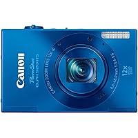 Canon PowerShot ELPH 520 HS 10.1 MP CMOS Digital Camera with 12x Ultra Wide-Angle Optical Image Stabilized Zoom Lens and Full 1080p HD Video (Blue)