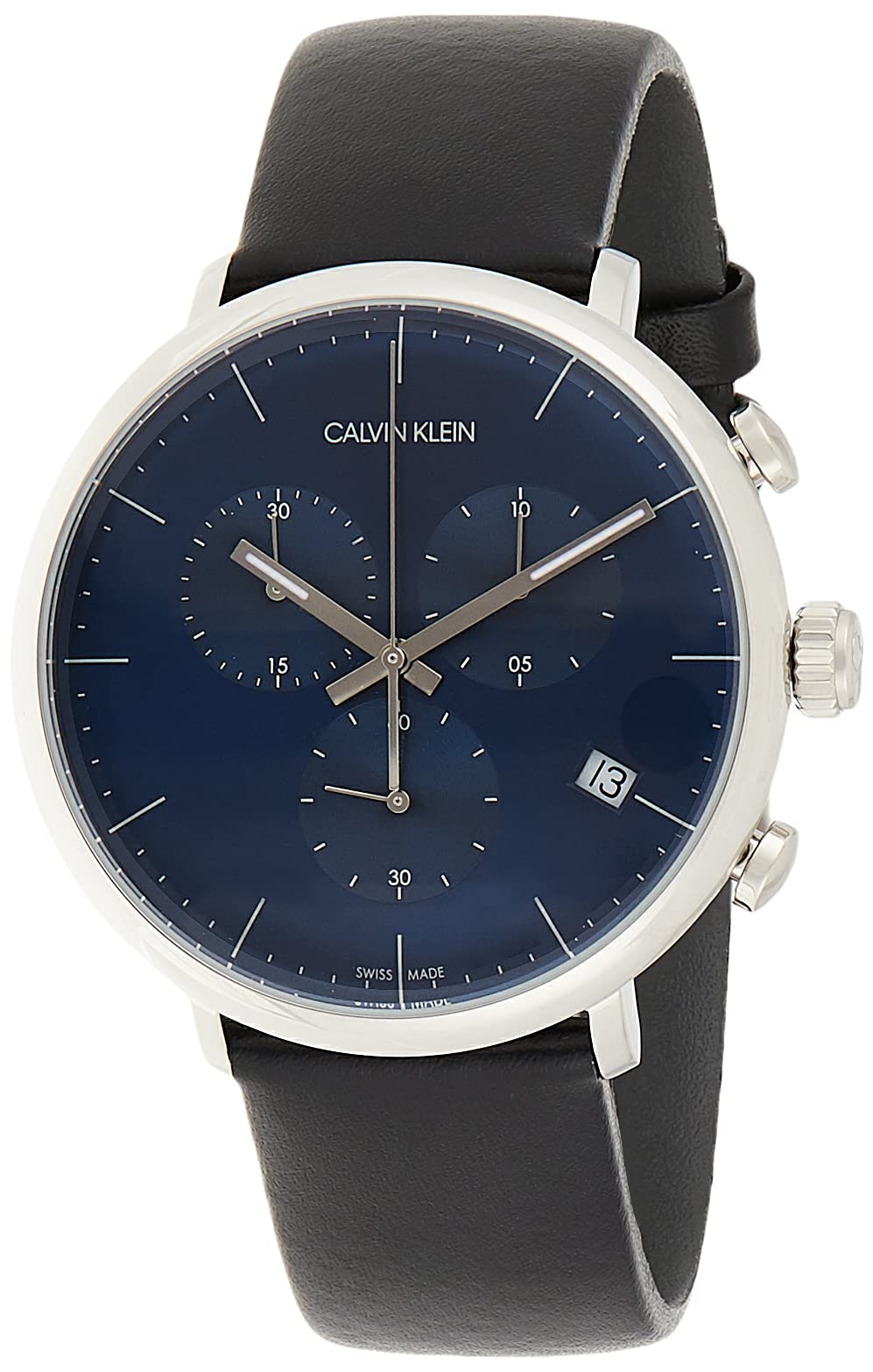 Mua Calvin Klein Unisex Adult Chronograph Quartz Watch with Leather Strap  K8M271CN trên Amazon Mỹ chính hãng 2023 | Fado