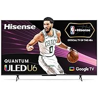 Hisense ULED 4K Premium 65U6H Quantum Dot QLED Series 65-Inch Smart Google TV, Dolby Vision Atmos, Voice Remote, Compatible with Alexa (2022 Model) Black