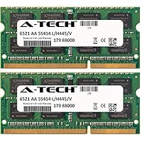 A-Tech 8GB KIT (2 x 4GB) For HP-Compaq Pavilion Series dv3-2340ez dv3-2350ed dv3-2350ee dv3-2350el dv3-2355ee dv3-2360ee dv3-2370ee dv3-2380ee dv3-239. SO-DIMM DDR3 NON-ECC PC3-8500 1066MHz RAM Memory
