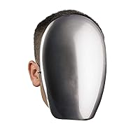 Costumes No Face Chrome Mask, Adult