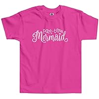 Threadrock Little Girls' Part-Time Mermaid Toddler T-Shirt