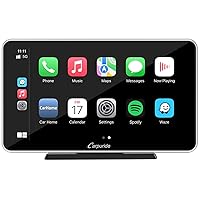 Carpuride 2024 Newest Upgrade Wireless Carplay & Android Auto 7 Inch Full HD Touch Screen Portable Car Radio Receiver,Car Stereo with Mirror Link, Bluetooth