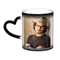 Cup Johnny Depp Cups Convenient and beautiful Coffee Mugs water glass Drinking glasses Tea cups for Office and Home Dorm Decoration Holiday gift