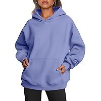 Trendy Queen Womens Oversized Hoodies Fleece Sweatshirts Long Sleeve Sweaters Pullover Fall Clothes with Pocket