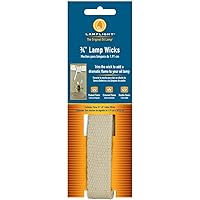 Lamplight Replacement Cotton Flat Wick - 3/4