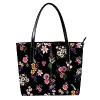 Tote Shoulder Bag for Women, Large Leather Handbags for Travel Work Beach Outdoors Cute Cartoon Teeth