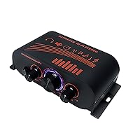 AK170 Mini Amplifier 12VDC Stereo HiFi Amplifier for Speaker PC Car Vehicle Strong and More Powerful Sound Amp Home Stereo