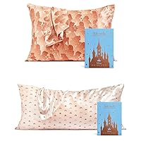 Disney x Kitsch Satin Pillowcase (Standard, Princess Party) & Satin Pillowcase (King, Desert Crown) with Discount