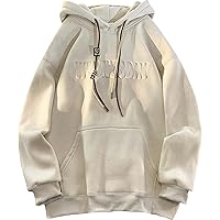 Airby Men's Logo Hoodie, Large Size, Spring, Summer, Autumn, Sweatshirt, Embossed, One Point, Hooded Top