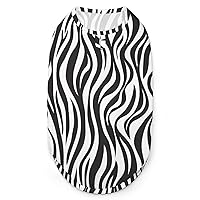 Zebra Skin Pattern Dog Clothes Cat Costume Pet Vest for Small Medium Pet L