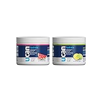 UCAN Hydrate Watermelon Jar & Lemon Lime Jar Bundle - Great for Running, Training, Fitness, Cycling, Crossfit & More | Sugar-Free, Vegan, & Keto Friendly Energy Supplement