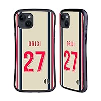 Officially Licensed Liverpool Football Club Divock Origi 2021/22 Players Away Kit 2nd Group Hybrid Case Compatible with Apple iPhone 15 Plus