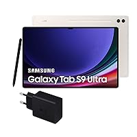 SAMSUNG Samung Galaxy Tab S9 Ultra 5G WiFi+LTE Factory Unlocked Tablet SM-X916B 14.6 Inch, Android Tablet Including S Pen EU/UK Model International Version (Beige, 12GB+512GB)