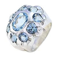 House of Rings Choose Your Color Ring 925 Sterling Silver Ring Multi Shape Ring Designer Jewelry Halloween Ring Gemstone Rings for Women and Men