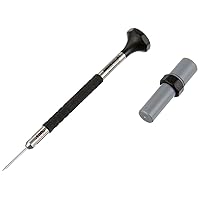 Bergeon 55-683 6899-AT-100 Stainless Steel Ergonomic 1.00mm Screwdriver with Spare Blades Watch Repair Kit