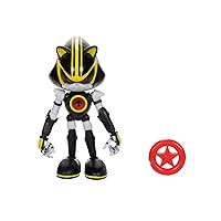 Sonic the Hedgehog 4-inch Metal Sonic 3.0 Action Figure with Red Star Accessory. Ages 3+ (Officially licensed by Sega)