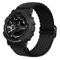 Abanen Solo Loop Stretchy Watch Strap for Casio G-SHOCK DW-5600/8900, Soft Elastic Adjustable Braided Strap with Adjustable Buckle for Casio GA-100/GW-B5600/GB-5600/GW-6900