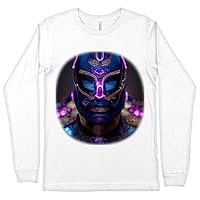 Mexican Wrestling Long Sleeve T-Shirt - Futuristic T-Shirt - Luchador Long Sleeve Tee Shirt
