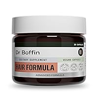 Hair Formula for Men & Women 23-in-1 - Potient Supplement for Faster Hair Growth & Thickness with Biotin 6000 mcg - Vitamin and Herbal Advanced Formula - Only One Capsule per Day - 30 Vegan Capsules
