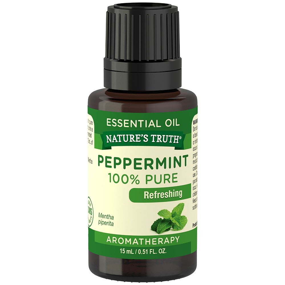 Nature's Truth Aromatherapy 100% Pure Essential Oil, Peppermint, 0.51 Fluid Ounce