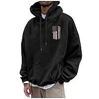 Mens Graphic Hoodies Oversized Lightweight Loose Printed Hooded Casual Fashion Sports Sweatshirt Fleece