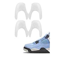 Creasekeep® 2 Pairs of Trainers Anti Creases Kink Wrinkle Protection Adjustable Air Force Jordan, white/white