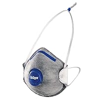 Dräger X-plore 1350 Odor Particulate Respirator with Exhalation Valve, 10 Pack, Size M/L, NIOSH-Certified