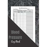 Blood Pressure Log Book: Daily Tracker to Record & Monitor Blood Pressure and Heart rate readings at Home.