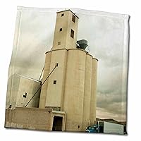 3dRose - A Big Truck Next to a Farming Silo in Enterprise Utah - Towel - (twl-284196-3)