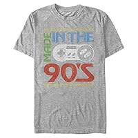 Nintendo Nineties Made Men's Tops Short Sleeve Tee Shirt Athletic Heather