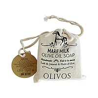 Olivos Mare Milk Soap in Canvas Bag 150 G 5.3 Oz