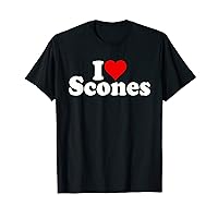 I LOVE HEART SCONES T-Shirt