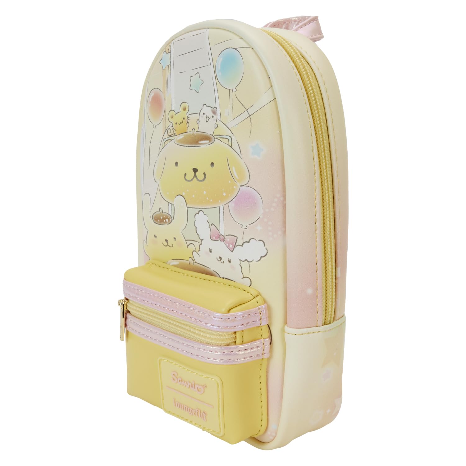 LOUNGEFLY Stationary Sanrio Pompompurin Carnival Pencil CASE