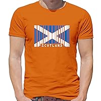 Scotland Barcode Style Flag - Mens Premium Cotton T-Shirt