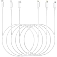 USB C to Lightning Cable 6.6ft 3Pack Original [Apple MFi Certified] iPhone Fast Charger Charging Cord Cable for iPhone 14/13/13 Pro/12/12 Pro/12 Pro Max/11/Xs Max/XR/X,iPad,AirPods Pro and More