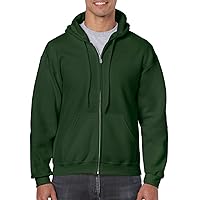 18600 Zip Fleece Sweatshirt Forest Green X-Large