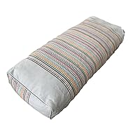 Health Buckwheat Shell Pillow Core Relax Relieve Soreness Neck Cervical Muscle Physiotherapy (Grey Stripe)