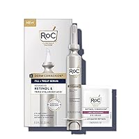 Derm Correxion Fill + Treat Advanced Retinol Serum, Wrinkle Filler Treatment with Hyaluronic Acid for Forehead Wrinkles, Crow's Feet, Eleven Wrinkles, and Laugh Lines, 15ml