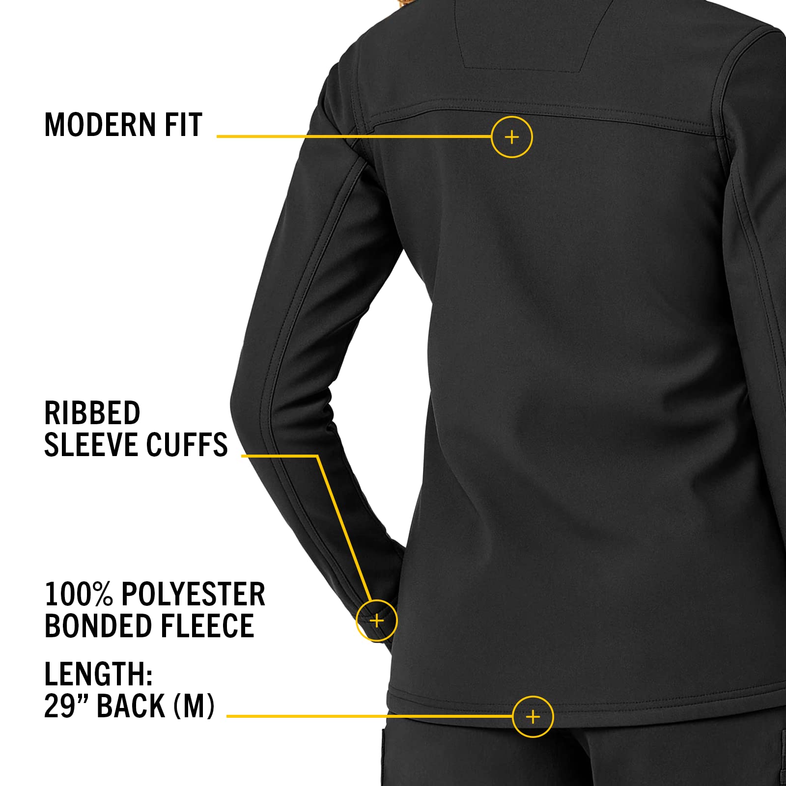 Carhartt Women's Rugged Flex Modern Fit Fluid Resistant Bonded Fleece Jacket