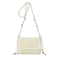 Lanpet Straw Clutch Purse for Women Envelope Wallet Straw Crossbody Shoulder Handbags Summer Beach Woven Bag