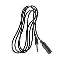 3.5mm Male to Female 3-Pole Plug Stereo Aux Extension Cable Cord 1m Length Wire for Computer Speakers Adapter for Car Stereo Without Aux